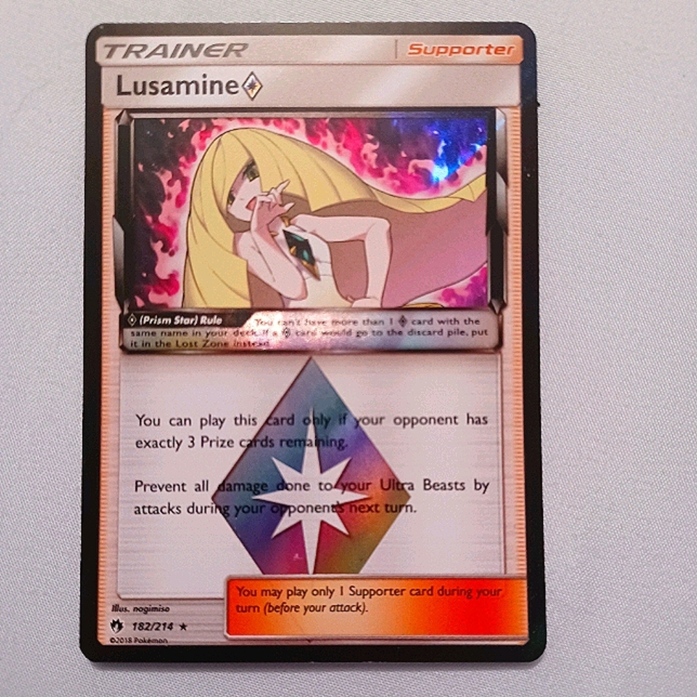 Lusamine Pokemon Card